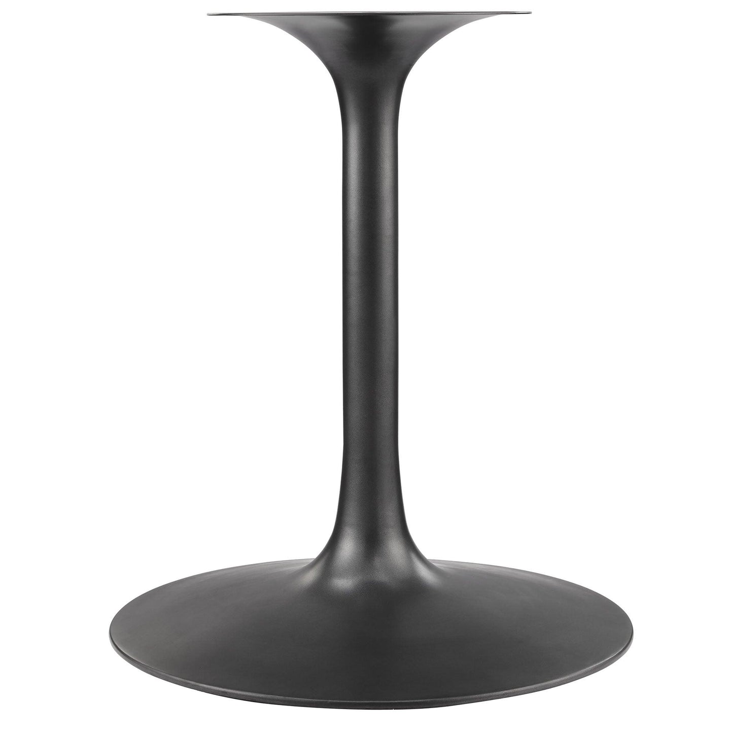 Lippa 60" Round Pedestal Solid Wood and Metal Dining Table by Modway FredCo