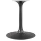 Lippa 60" Round Pedestal Solid Wood and Metal Dining Table by Modway FredCo