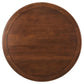 Lippa 60" Round Pedestal Solid Wood and Metal Dining Table by Modway FredCo