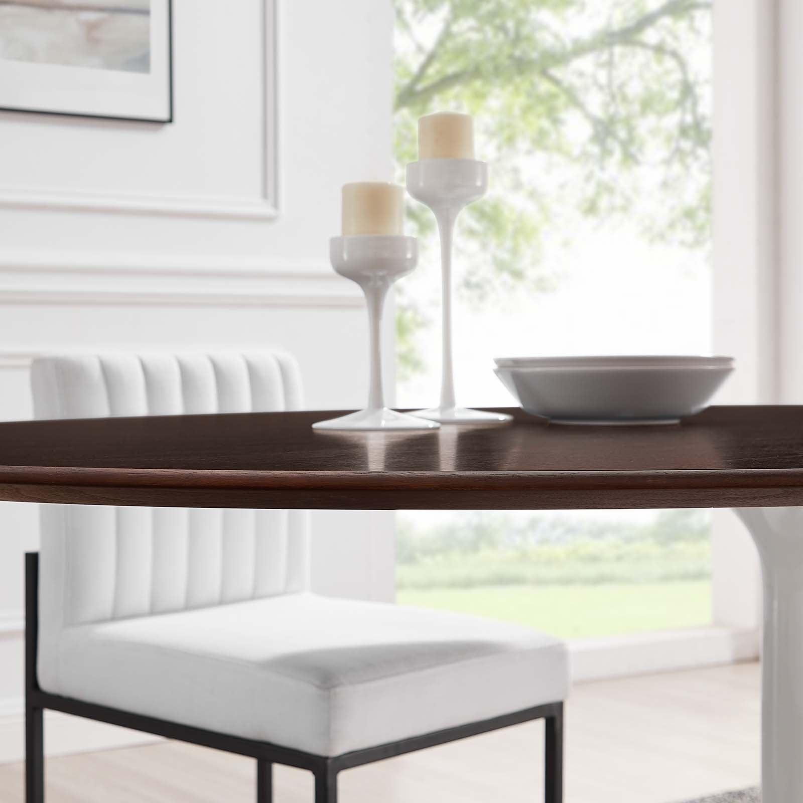 Lippa 78" Oval Dining Table, EEI-5196 FredCo