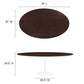 Lippa 78" Oval Dining Table, EEI-5196 FredCo