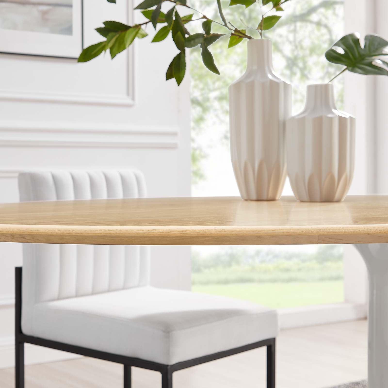 Lippa 78" Oval Dining Table, EEI-5197 FredCo