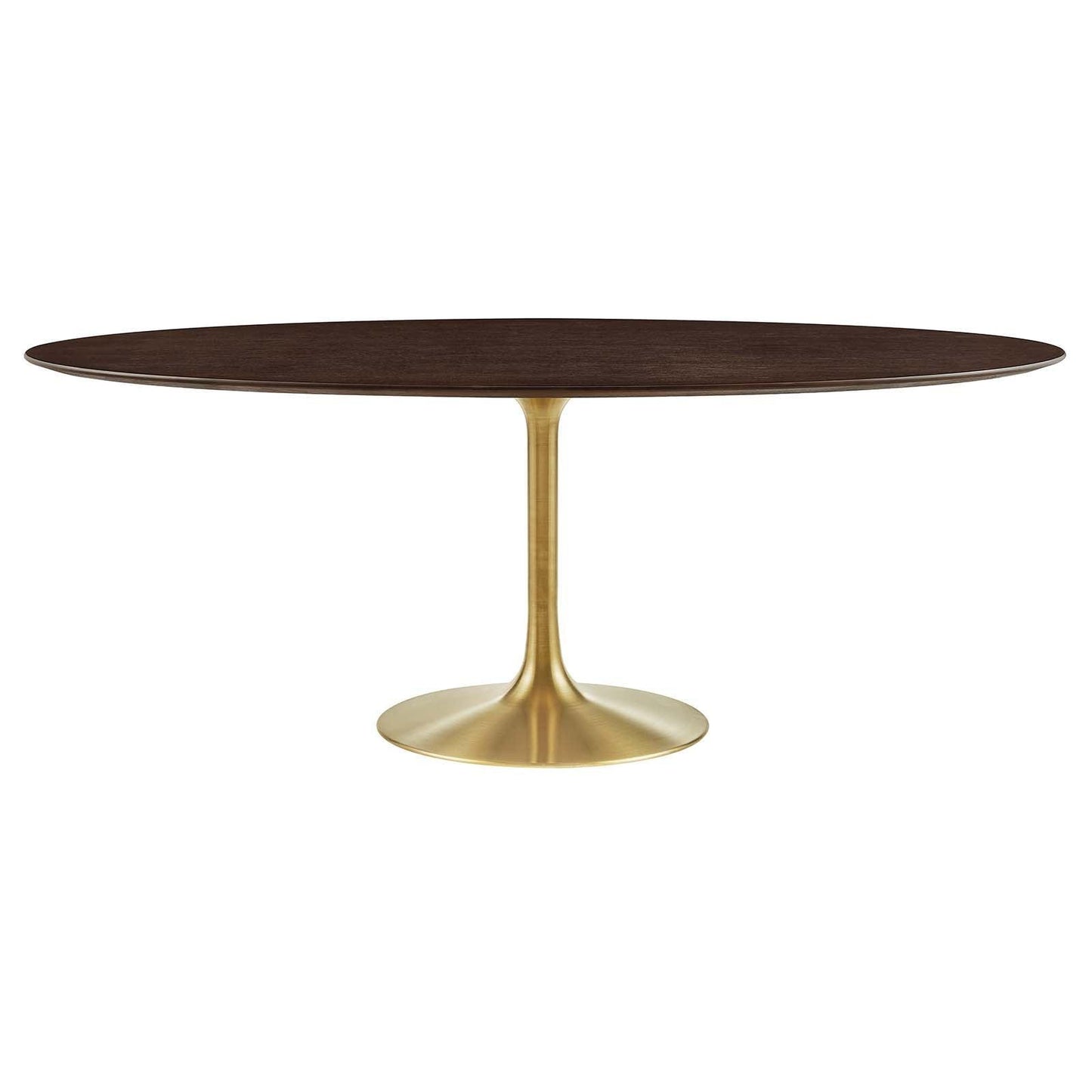 Lippa 78" Oval Wood Dining Table, EEI-5526 FredCo