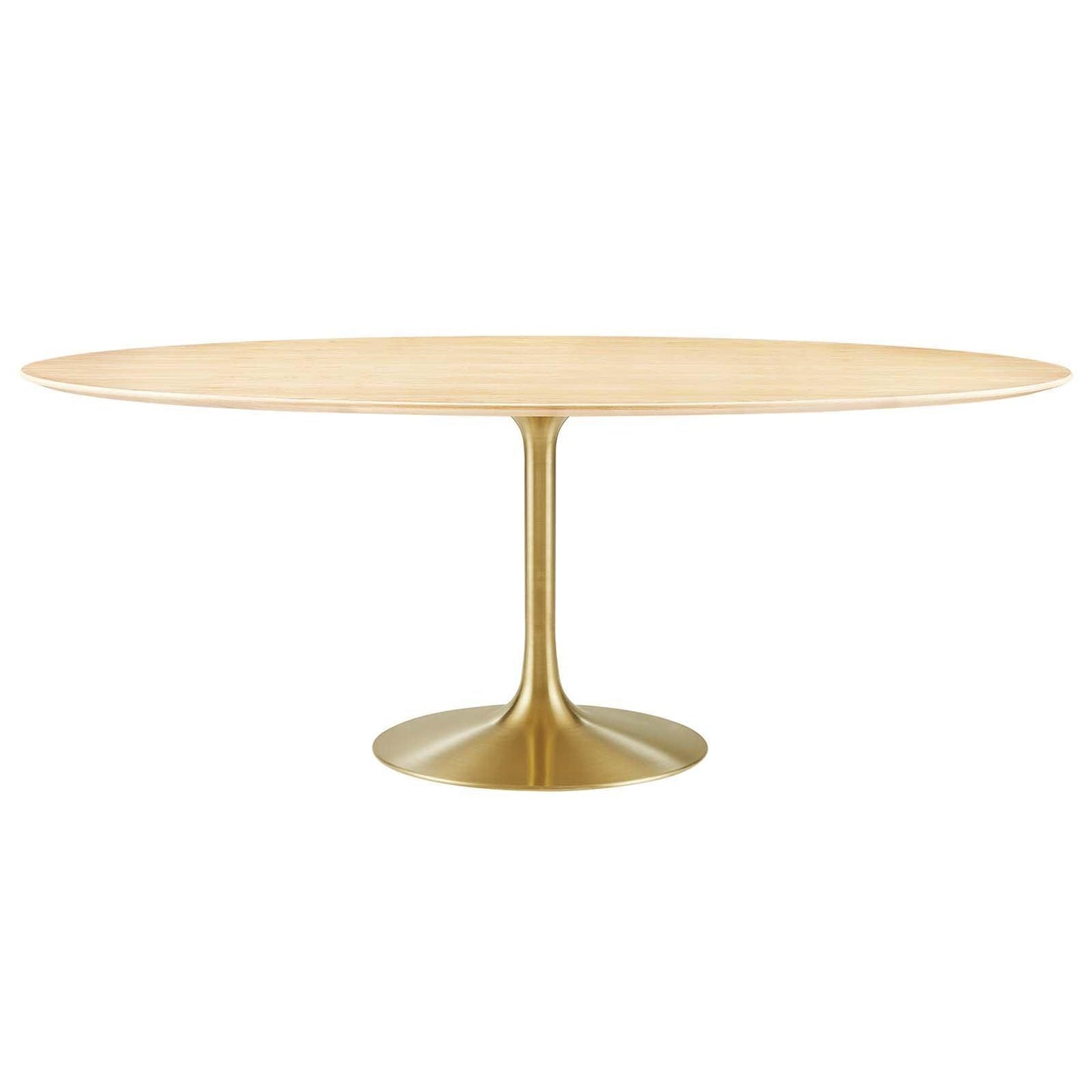 Lippa 78" Oval Wood Dining Table, EEI-5527 FredCo