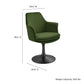 Lippa Performance Velvet Swivel Dining Armchair by Modway FredCo