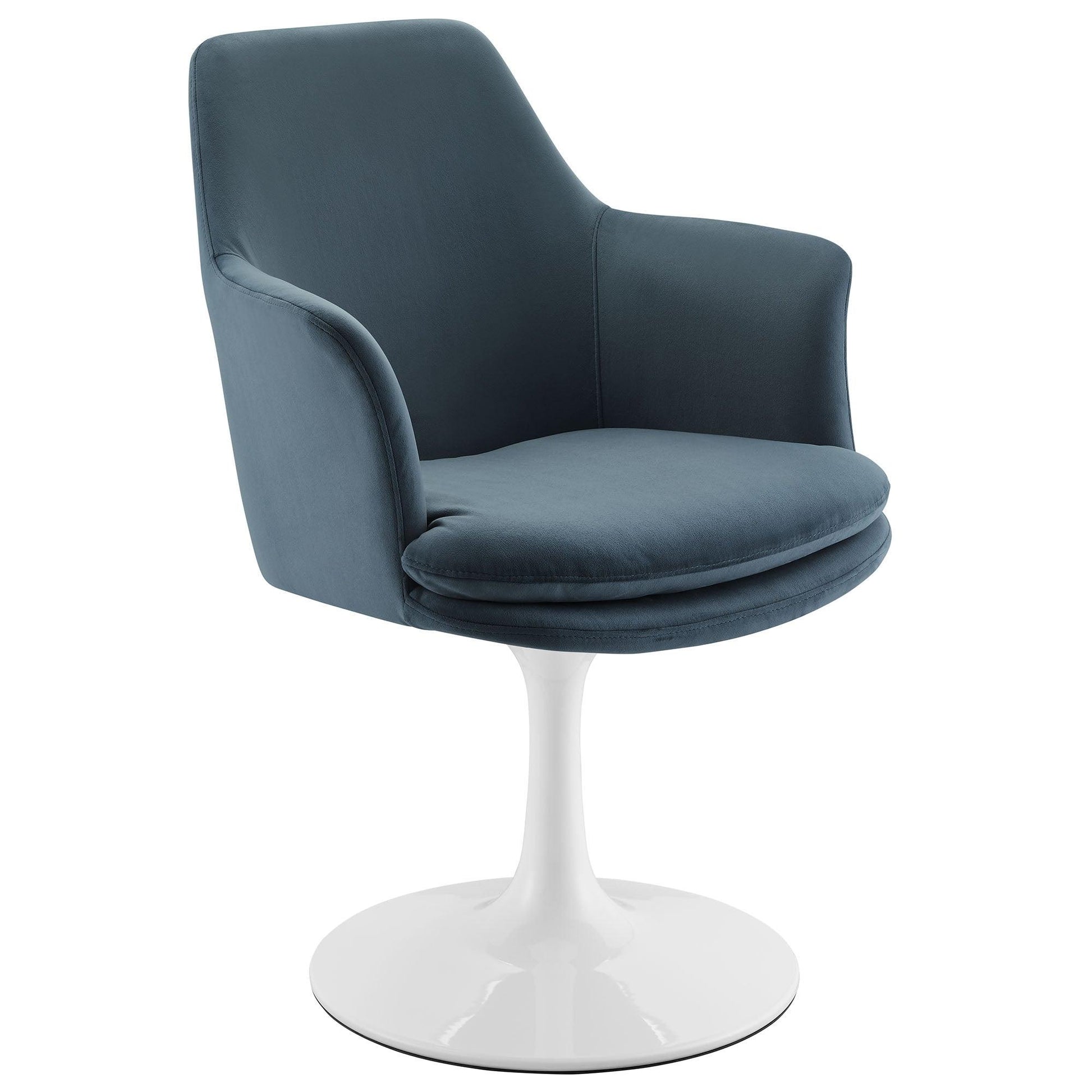 Lippa Performance Velvet Swivel Dining Armchair by Modway FredCo