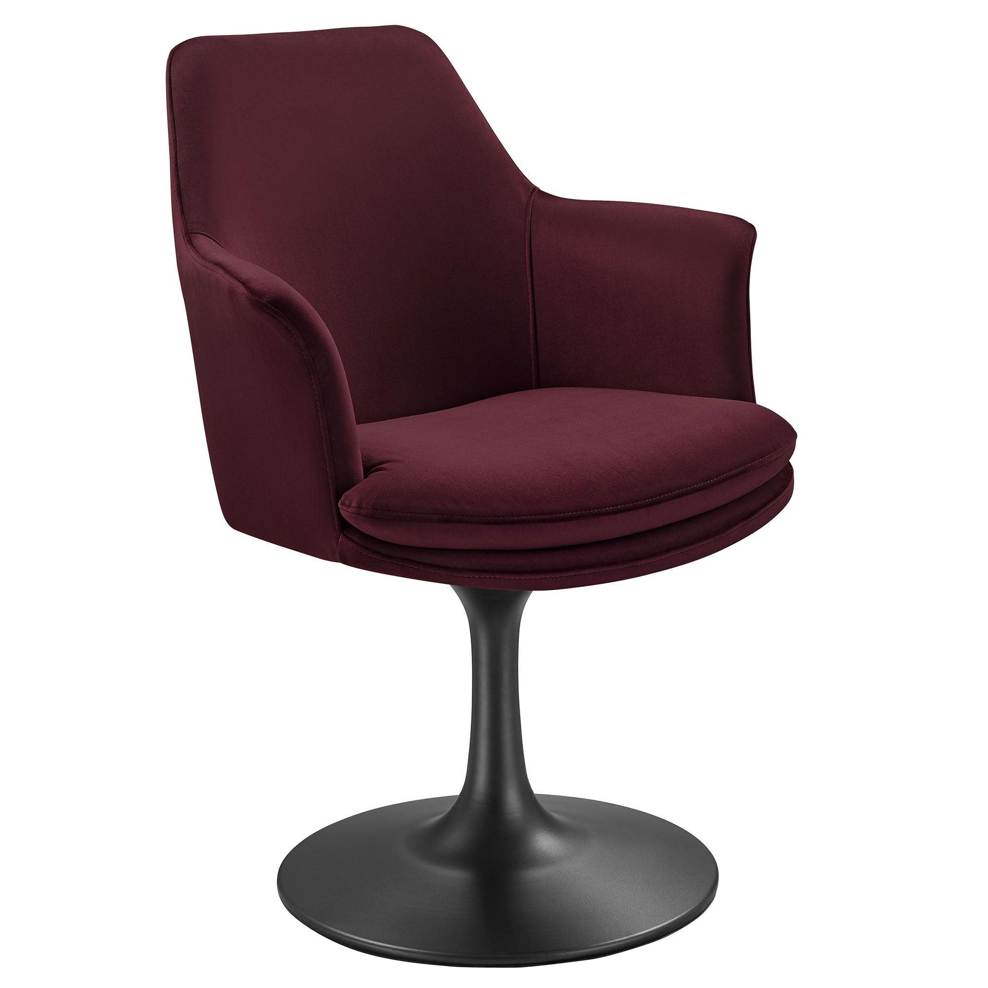 Lippa Performance Velvet Swivel Dining Armchair by Modway FredCo