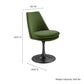 Lippa Performance Velvet Swivel Dining Chair by Modway FredCo