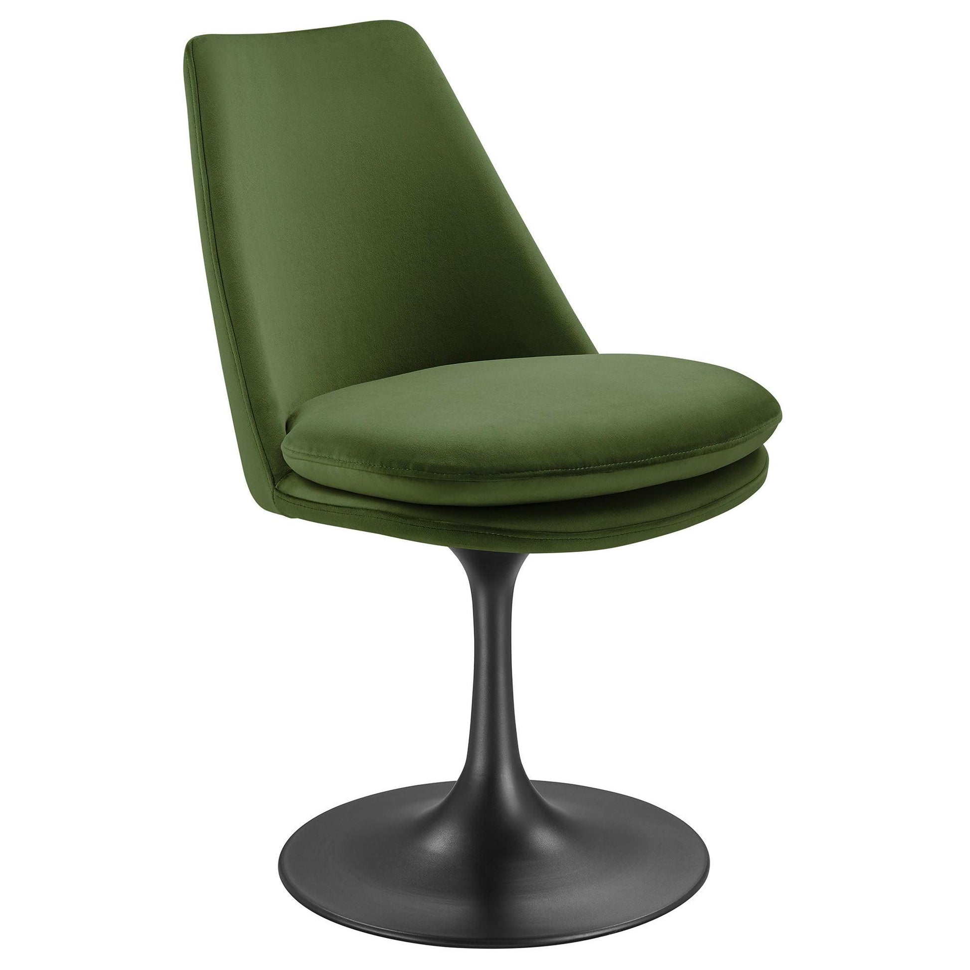 Lippa Performance Velvet Swivel Dining Chair by Modway FredCo