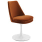 Lippa Performance Velvet Swivel Dining Chair by Modway FredCo