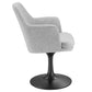 Lippa Swivel Dining Upholstered Armchair by Modway EEI-6956 FredCo
