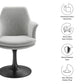 Lippa Swivel Dining Upholstered Armchair by Modway EEI-6956 FredCo