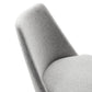 Lippa Upholstered Swivel Dining Chair by Modway FredCo