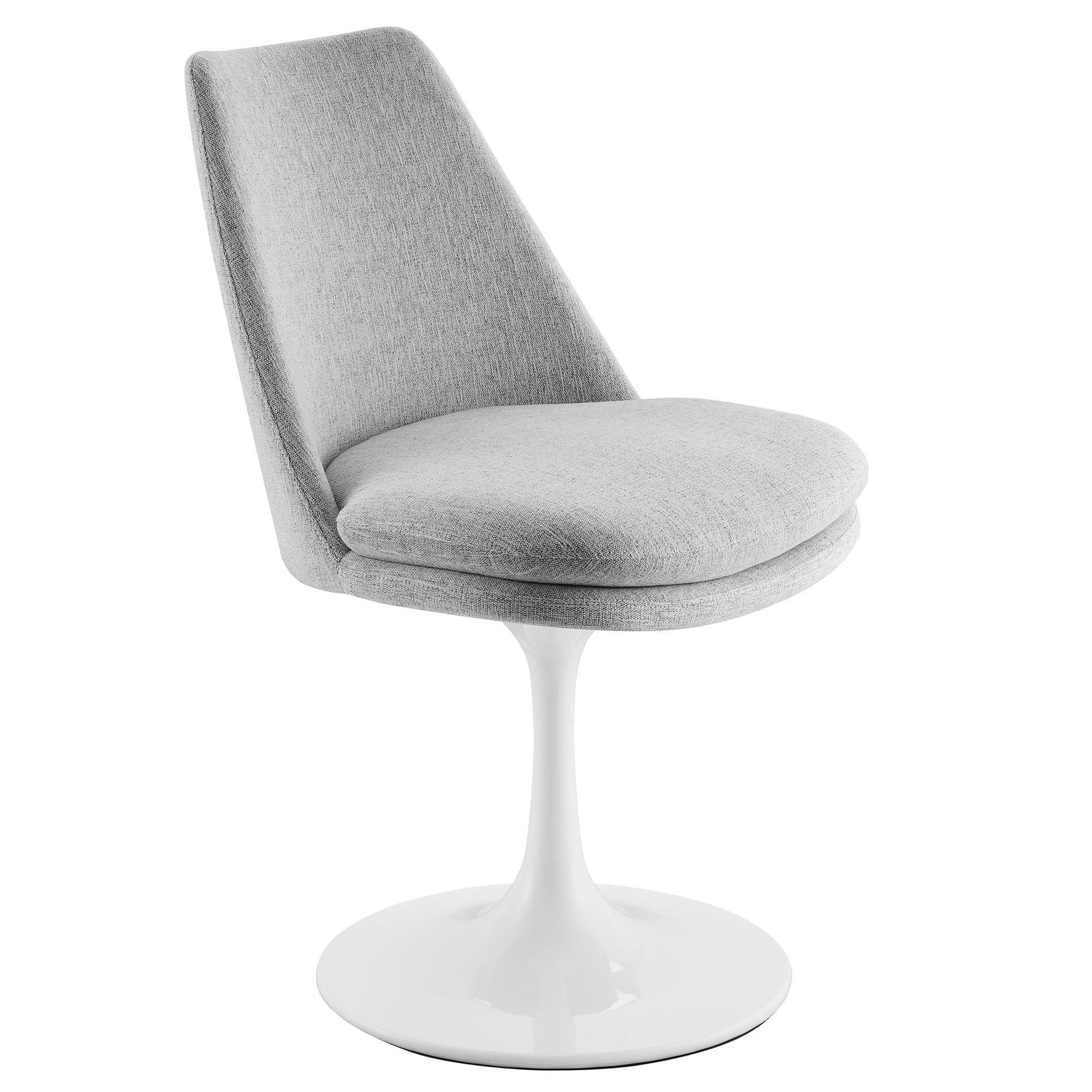 Lippa Upholstered Swivel Dining Chair by Modway FredCo
