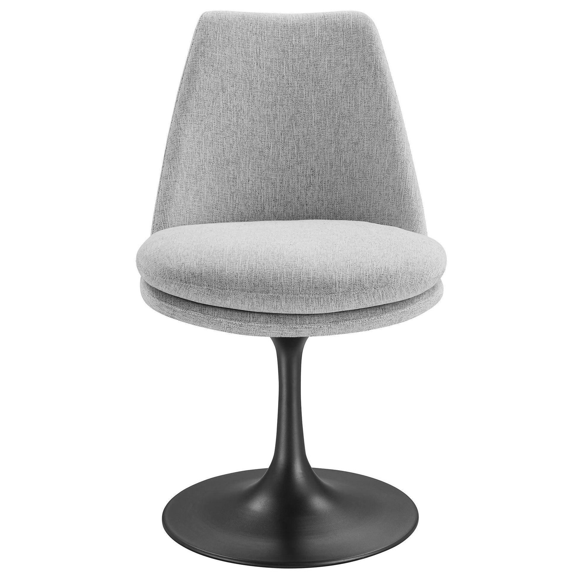 Lippa Upholstered Swivel Dining Chair by Modway FredCo