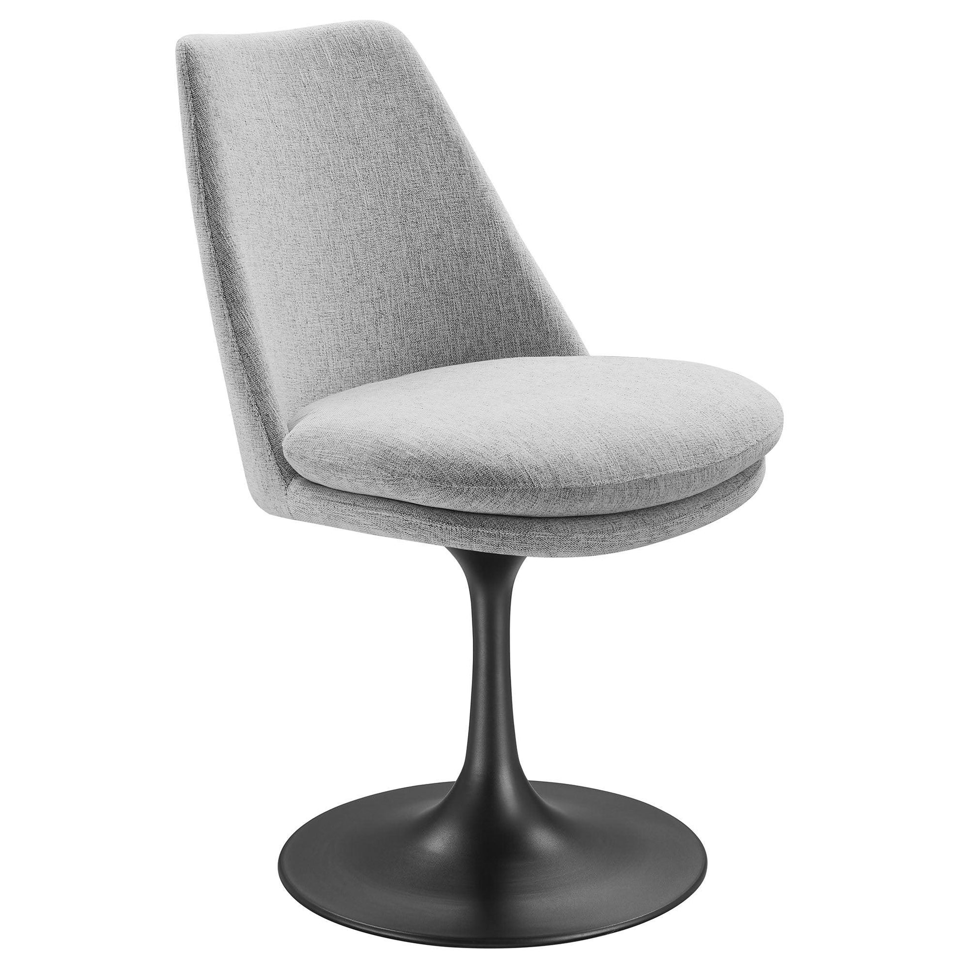 Lippa Upholstered Swivel Dining Chair by Modway FredCo