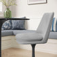Lippa Upholstered Swivel Dining Chair by Modway FredCo