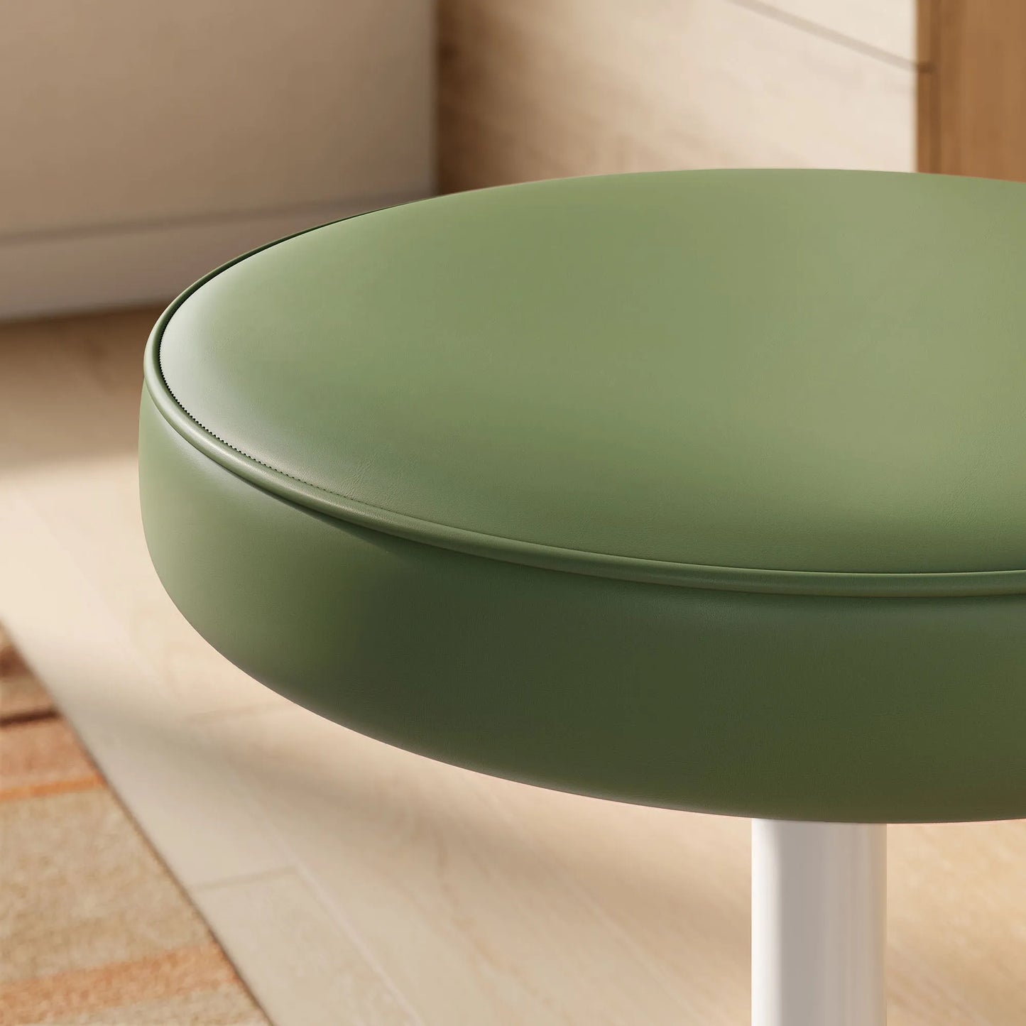 Lippa Vegan Leather Round Stool by Modway EEI-7264 FredCo