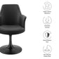 Lippa Vegan Leather Swivel Dining Armchair by Modway FredCo