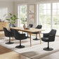 Lippa Vegan Leather Swivel Dining Armchair by Modway FredCo