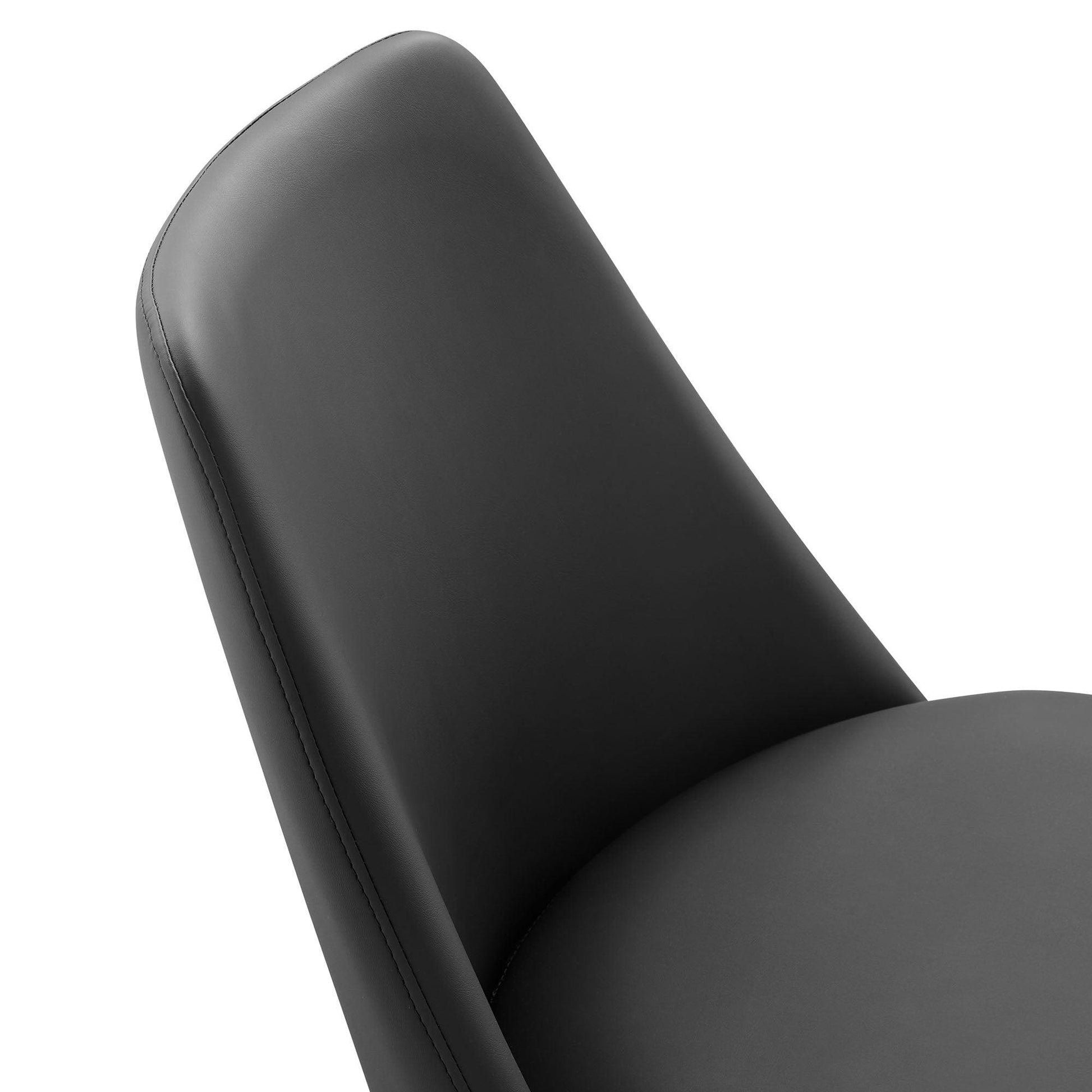 Lippa Vegan Leather Swivel Dining Chair by Modway FredCo
