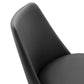 Lippa Vegan Leather Swivel Dining Chair by Modway FredCo