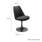 Lippa Vegan Leather Swivel Dining Chair by Modway FredCo