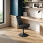 Lippa Vegan Leather Swivel Dining Chair by Modway FredCo