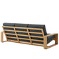 Lirienne 2-Piece Outdoor Patio Aluminum Faux Wood Furniture Set by Modway EEI-7304 FredCo
