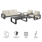 Lirienne 4-Piece Outdoor Patio Aluminum Furniture Set by Modway EEI-7306 FredCo