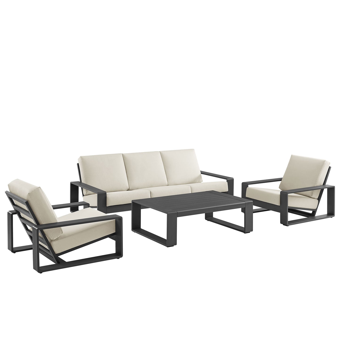 Lirienne 4-Piece Outdoor Patio Aluminum Furniture Set by Modway EEI-7306 FredCo