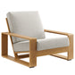Lirienne Outdoor Patio Aluminum Faux Wood Armchair by Modway EEI-7296 FredCo