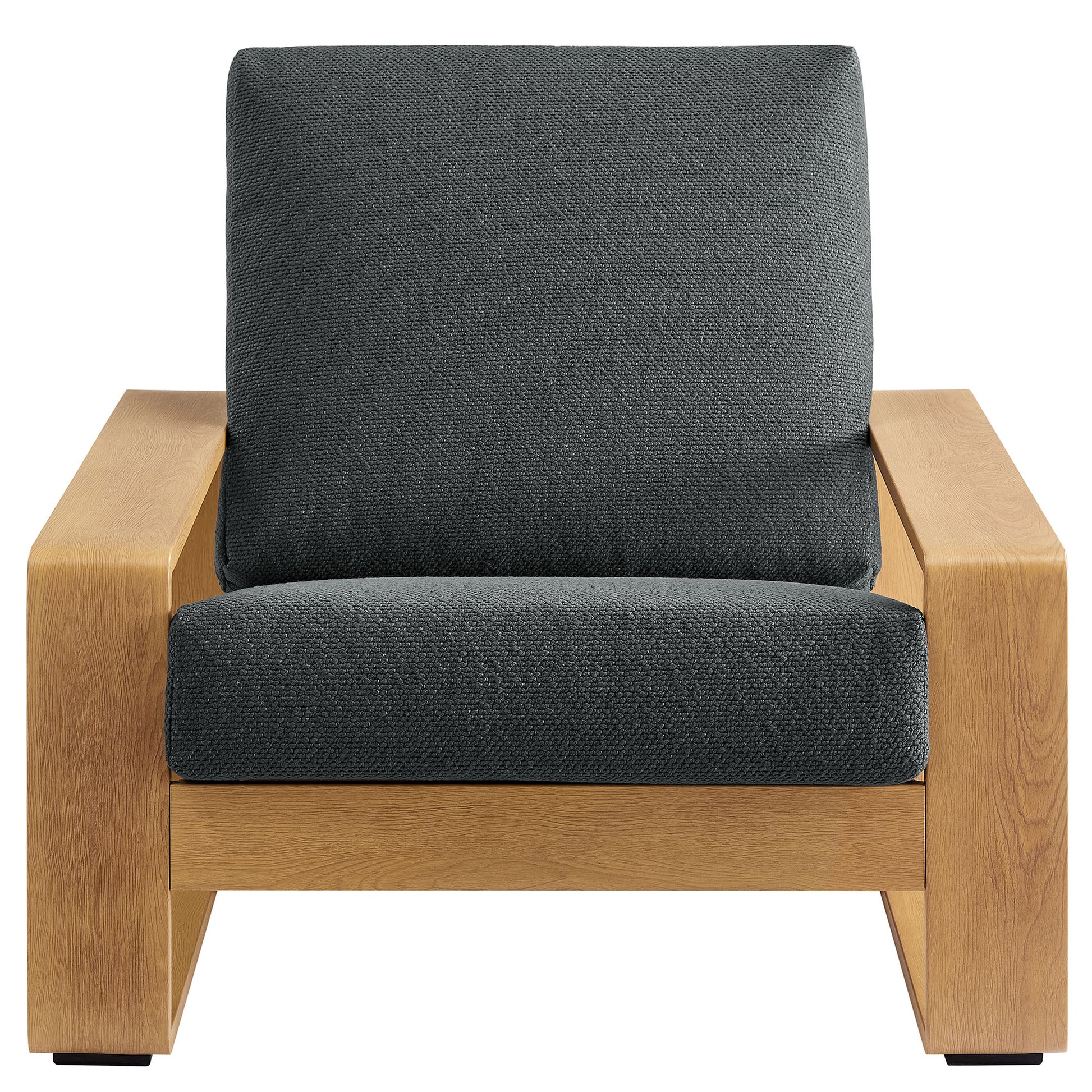 Lirienne Outdoor Patio Aluminum Faux Wood Armchair by Modway EEI-7296 FredCo
