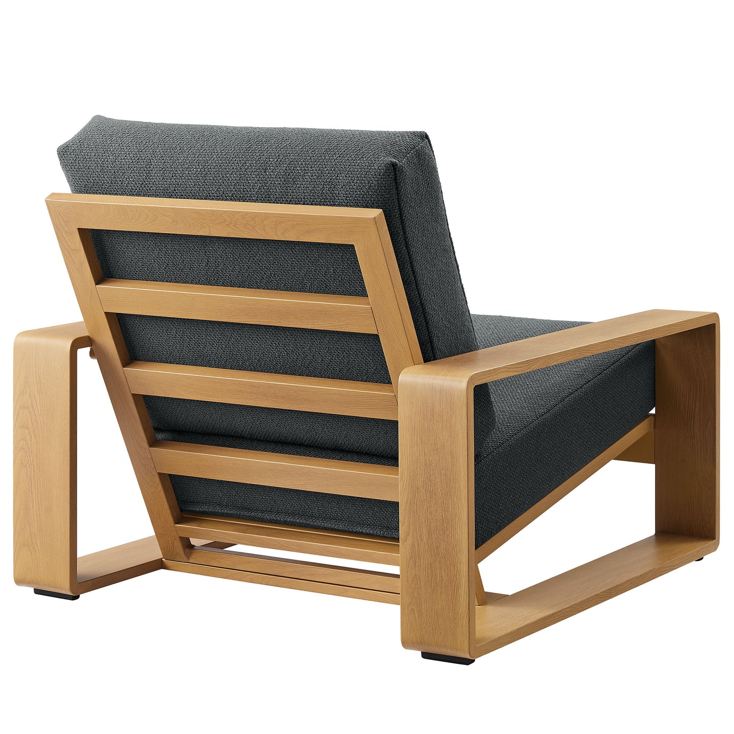 Lirienne Outdoor Patio Aluminum Faux Wood Armchairs Set of 2 by Modway EEI-7305 FredCo