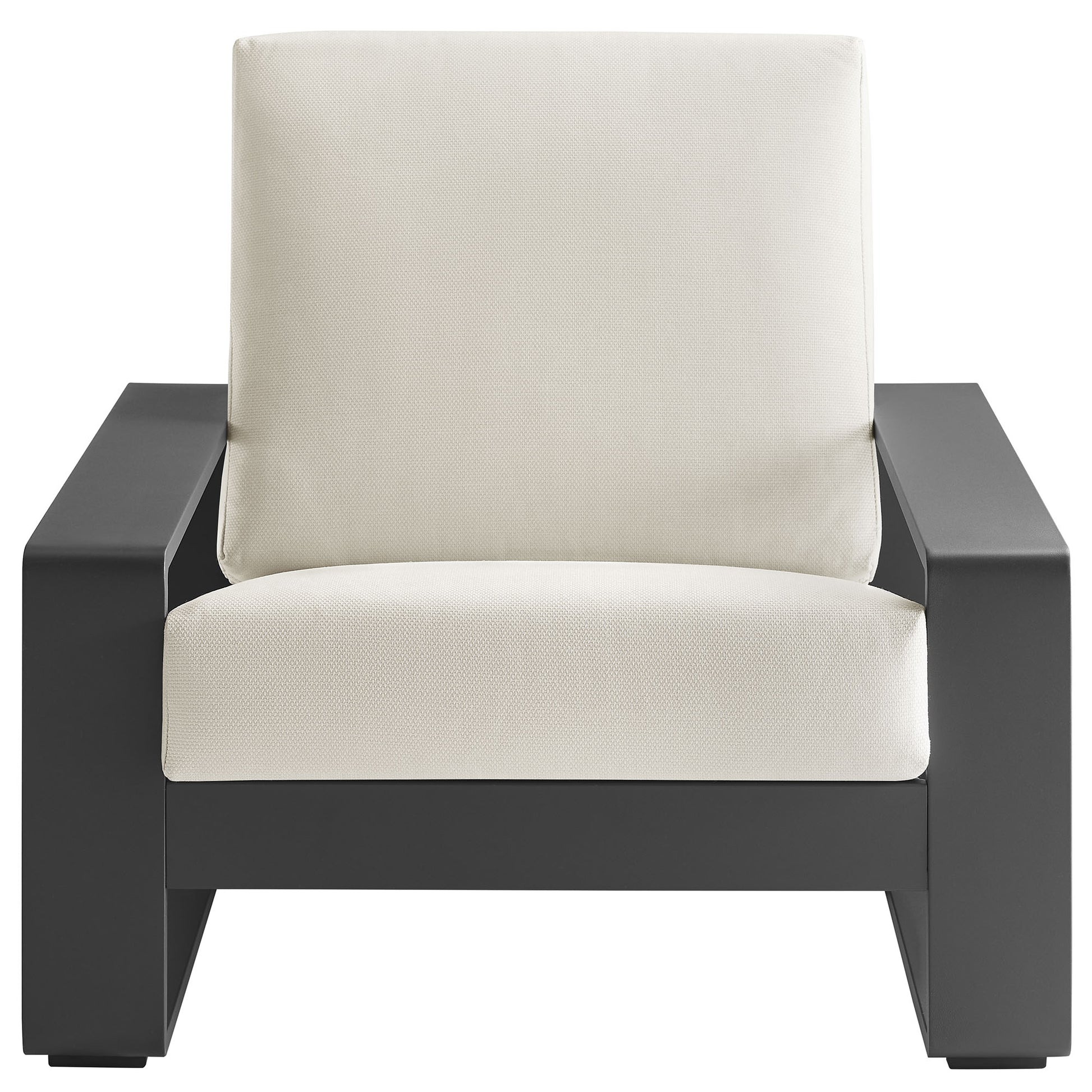 Lirienne Outdoor Patio Aluminum Faux Wood Armchairs Set of 2 by Modway EEI-7308 FredCo