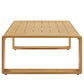 Lirienne Outdoor Patio Aluminum Faux Wood Coffee Table by Modway EEI-7299 FredCo