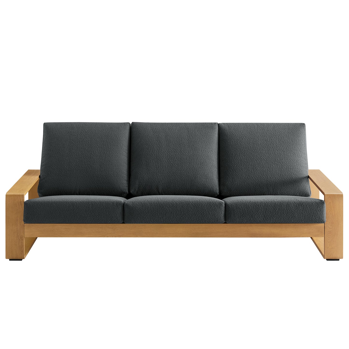 Lirienne Outdoor Patio Aluminum Faux Wood Sofa by Modway EEI-7298 FredCo