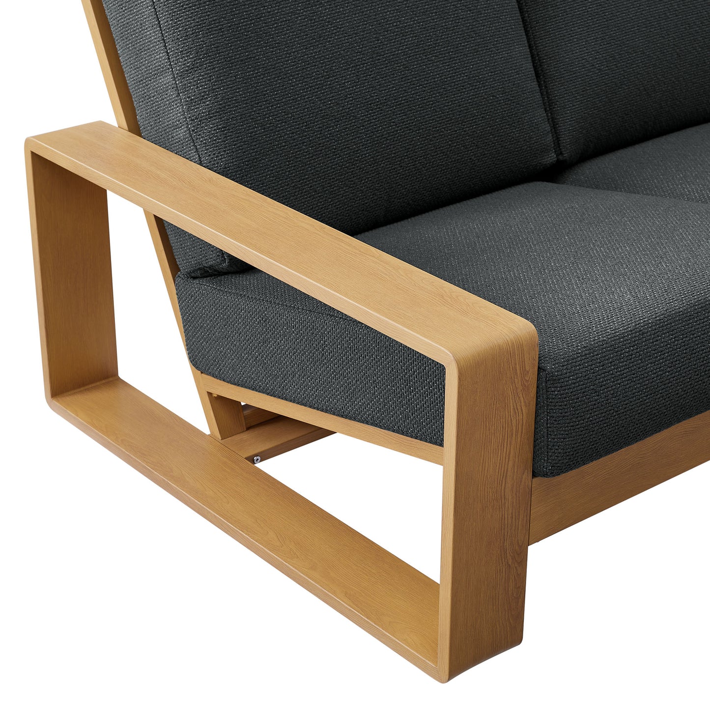 Lirienne Outdoor Patio Aluminum Faux Wood Sofa by Modway EEI-7298 FredCo