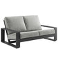 Lirienne Outdoor Patio Aluminum Loveseat by Modway EEI-7301 FredCo