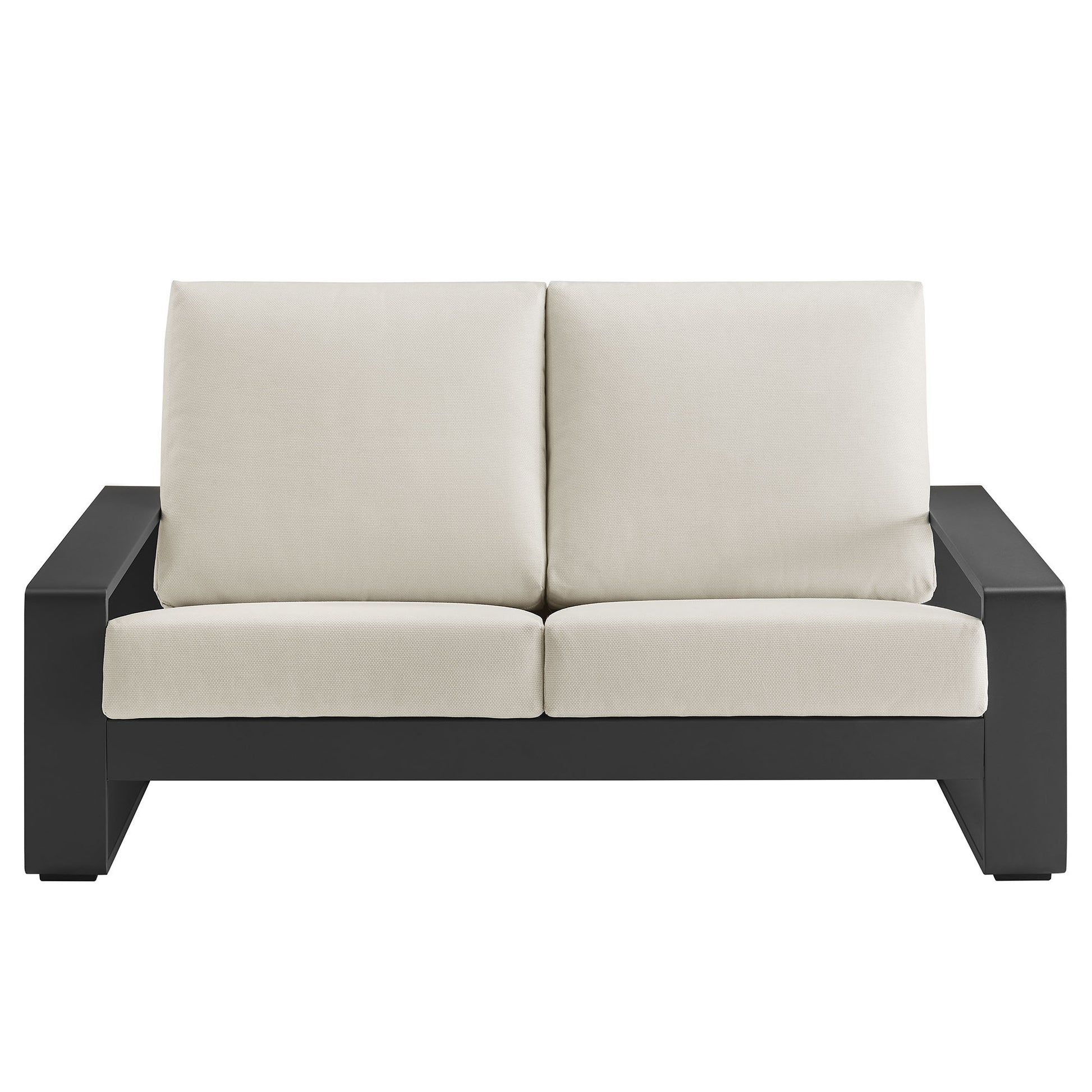 Lirienne Outdoor Patio Aluminum Loveseat by Modway EEI-7301 FredCo