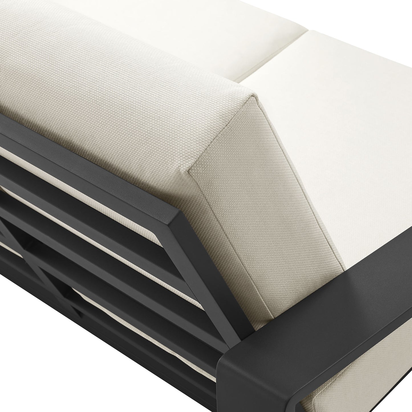 Lirienne Outdoor Patio Aluminum Loveseat by Modway EEI-7301 FredCo