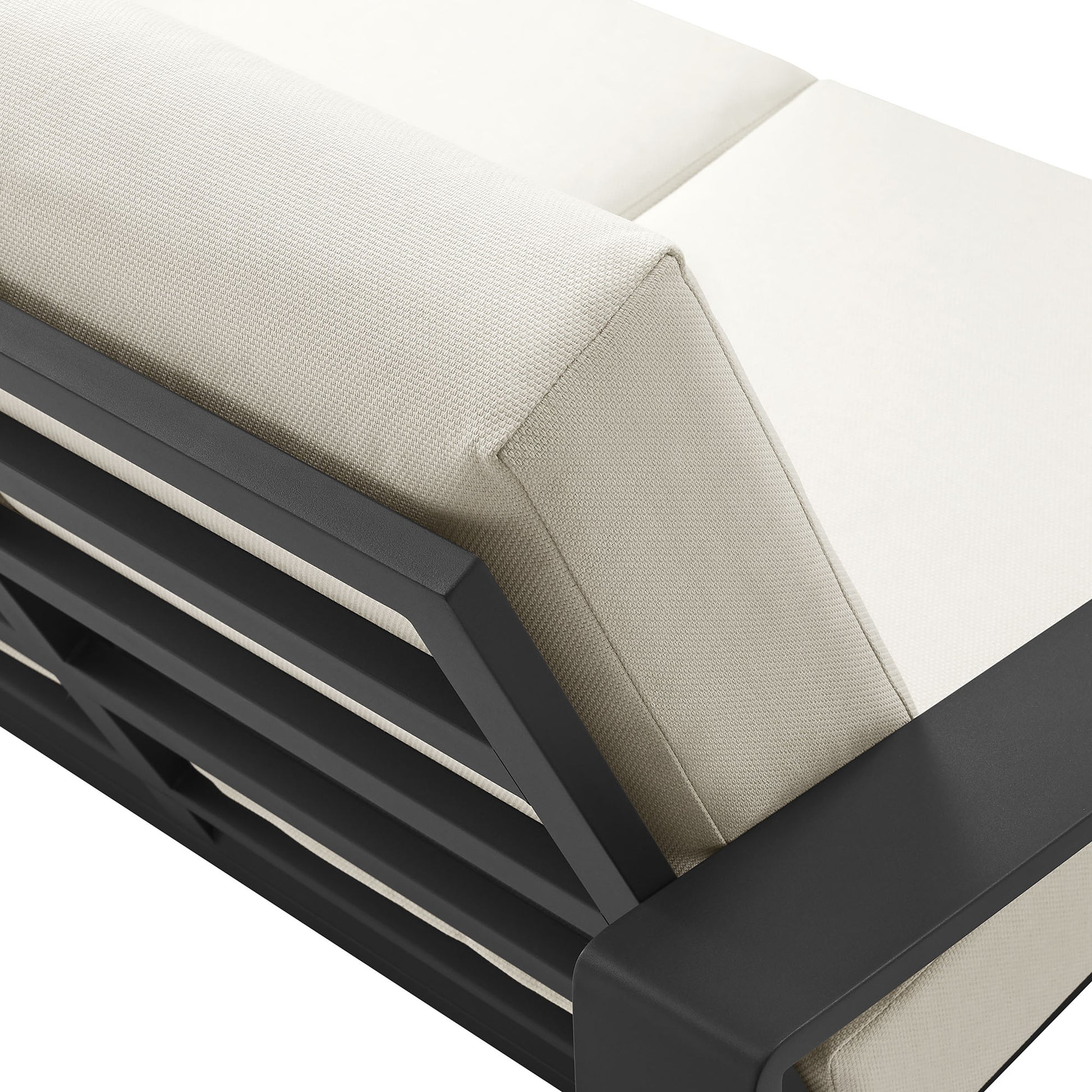 Lirienne Outdoor Patio Aluminum Loveseat by Modway EEI-7301 FredCo