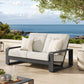 Lirienne Outdoor Patio Aluminum Loveseat by Modway EEI-7301 FredCo