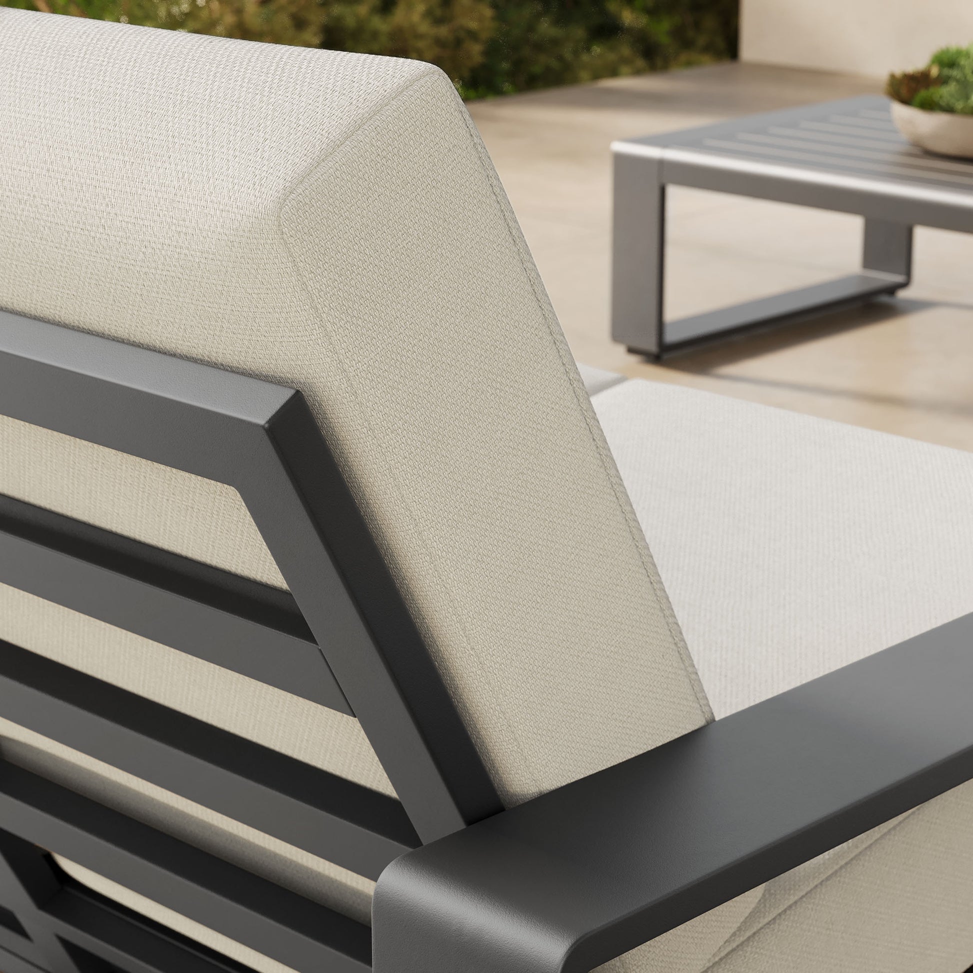 Lirienne Outdoor Patio Aluminum Loveseat by Modway EEI-7301 FredCo