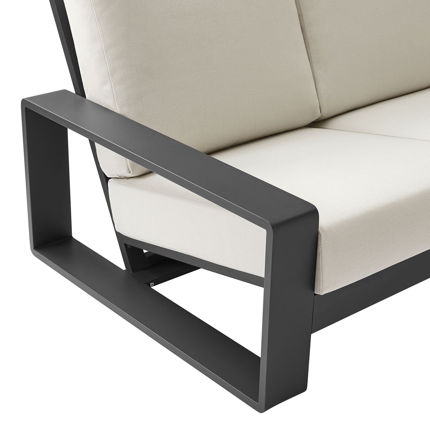 Lirienne Outdoor Patio Aluminum Sofa by Modway EEI-7302 FredCo