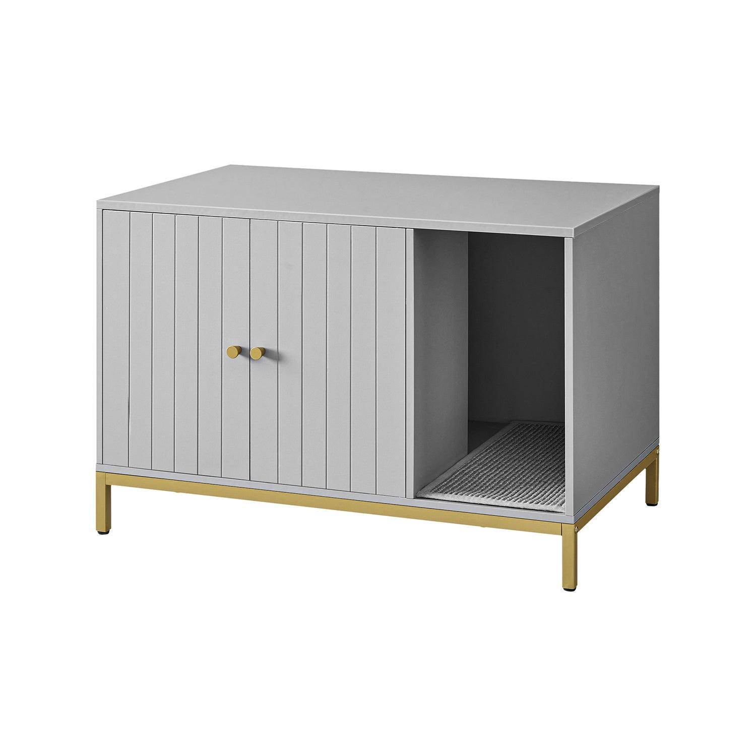 Litter Box Enclosure with Scratching Mat and Legs FredCo
