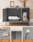 Litter Box Enclosure with Scratching Mat and Legs FredCo