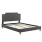 Liva Performance Velvet Twin Bed, MOD-6796 FredCo