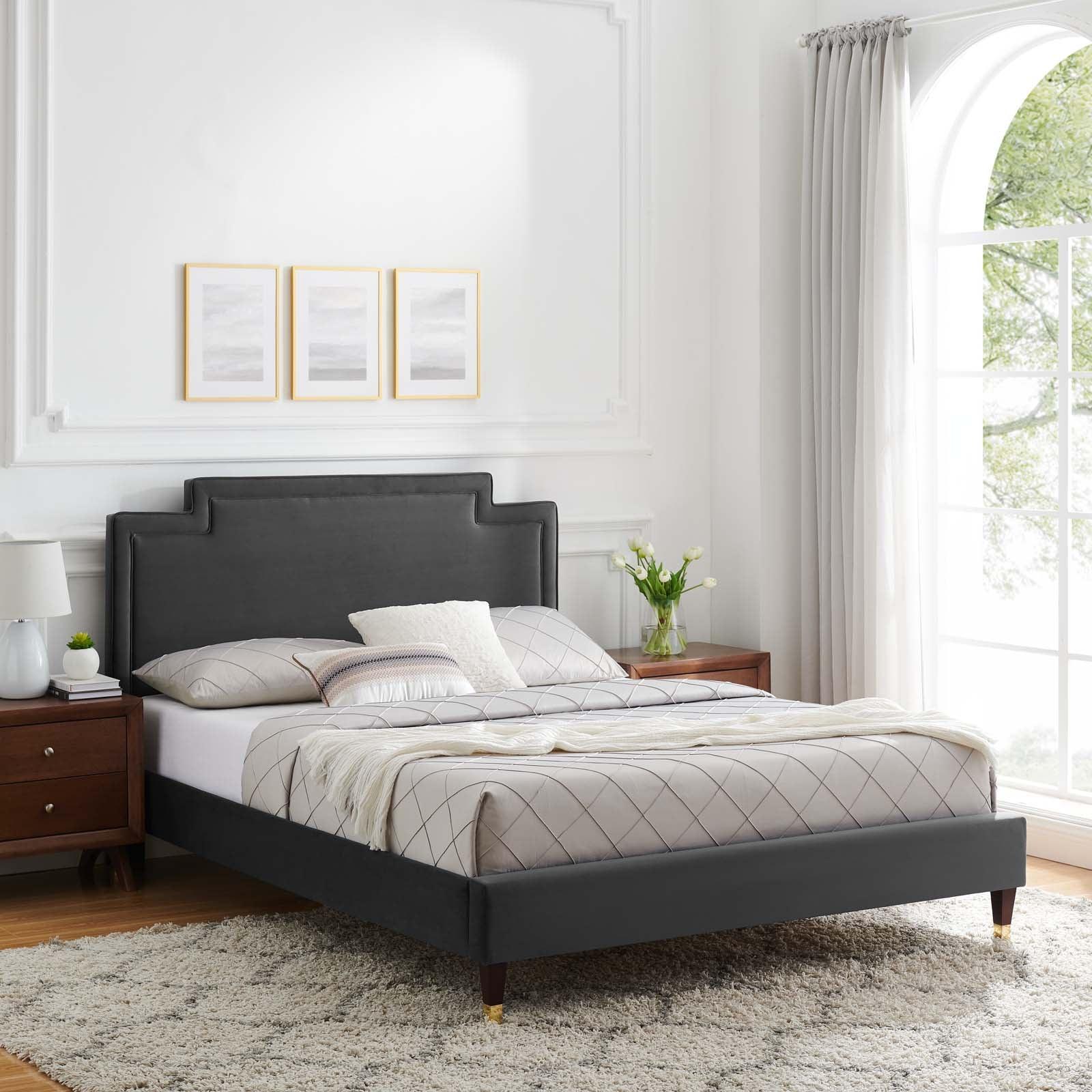 Liva Performance Velvet Twin Bed, MOD-6796 FredCo