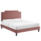 Liva Performance Velvet Twin Bed, MOD-6801 FredCo